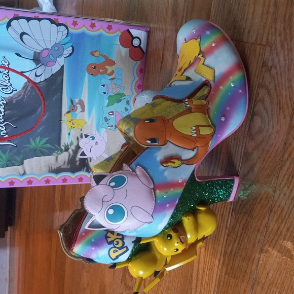 New Pokemon Party ADORABLE Irregular Choice Heels, size 41, US size 11.5 - Picture 2 of 14